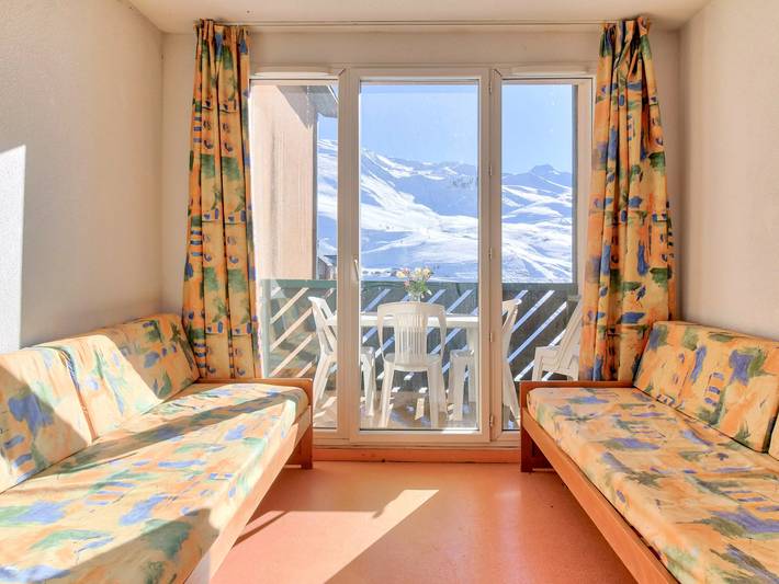 Ganze Wohnung, Ferienwohnung 2 Zimmer mit Ecknacht 6 Personen in Peyragudes, Französische Pyrenäen