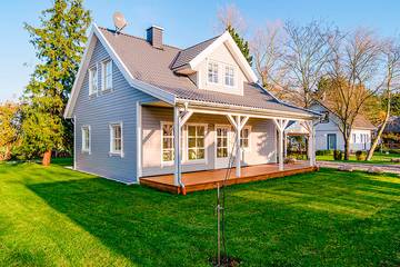 Ferienhaus für 6 Personen, mit Terrasse und Garten sowie Sauna in Wiek