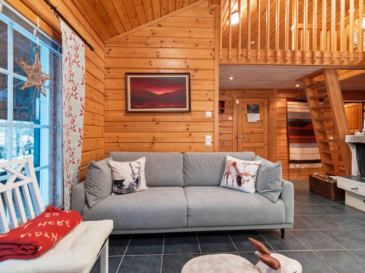 Lomaylläs maja, palovaarankaarre 6 a in Lappland