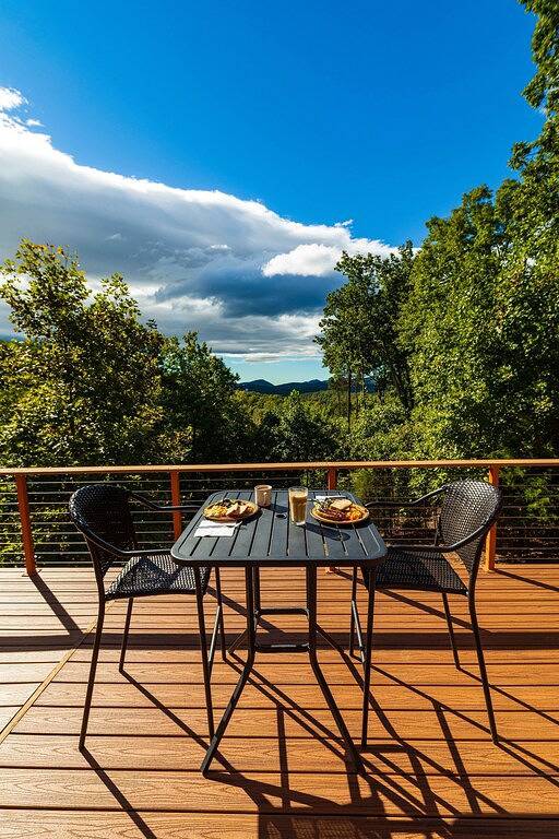 3 Schlafzimmer Blockhaus, mit Blick, privat auf 2 Hektar in McDowell County