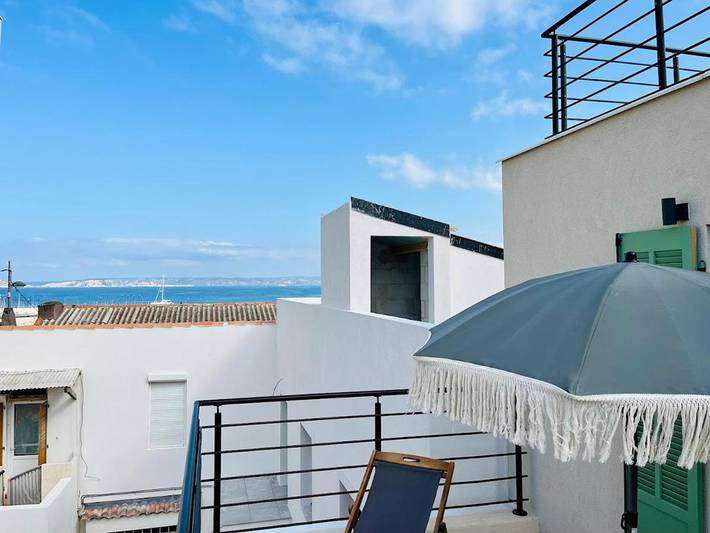 Maison de vacances pour 6 personnes, avec balcon et vue