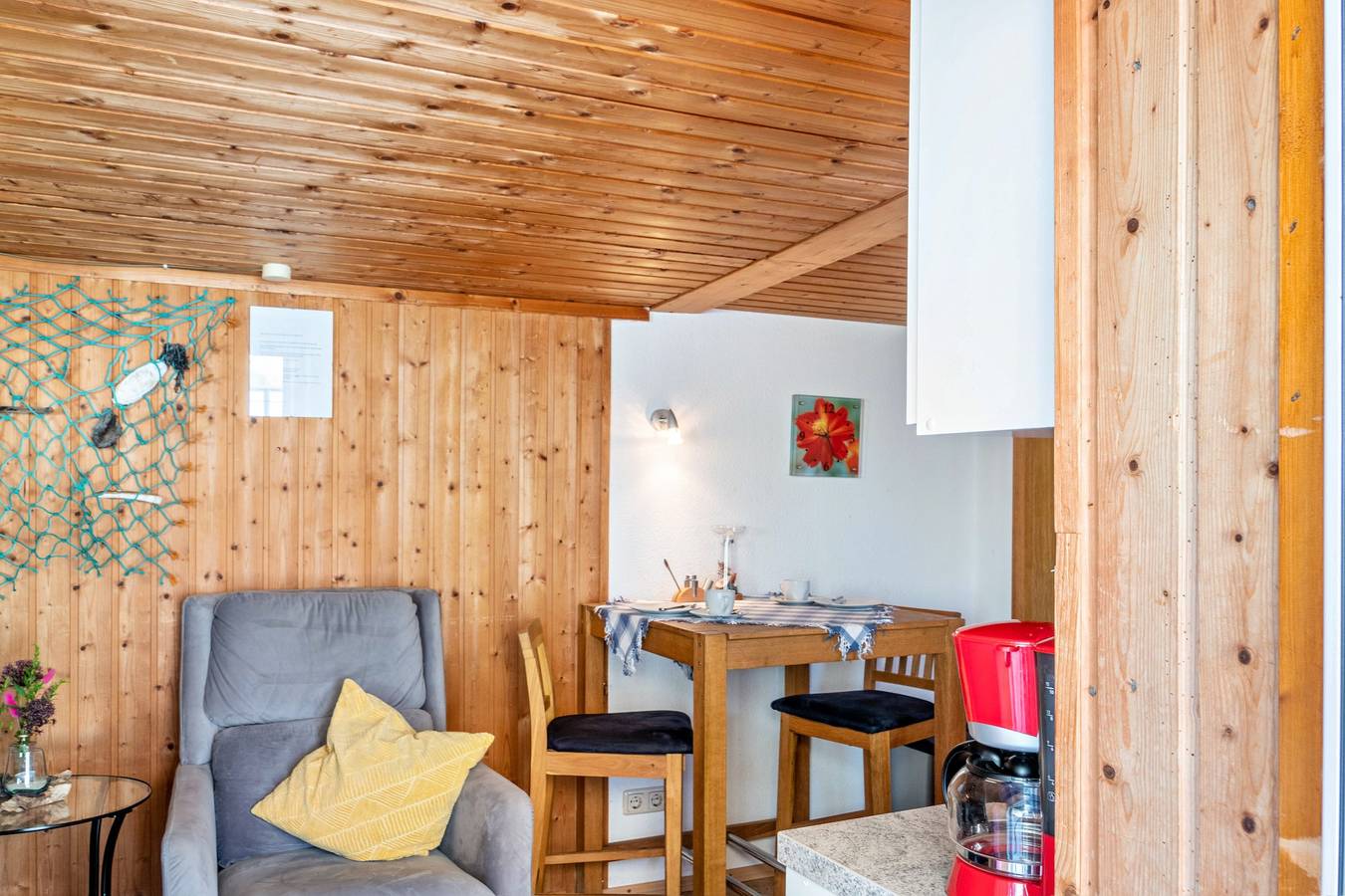 Appartement 'Ferienwohnung Kleiner Strandfloh' met Privé Terras, Eigen Tuin en Wifi, foto 6