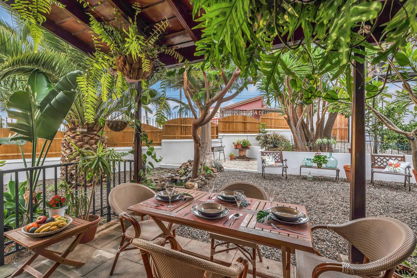 Casa Rural Agua Blanca mit Meerblick und Whirlpool in La Matanza de Acentejo, Teneriffa Nord