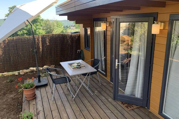 Appartement de vacances pour 2 personnes, avec Terrasse ainsi que Jardin et Piscine