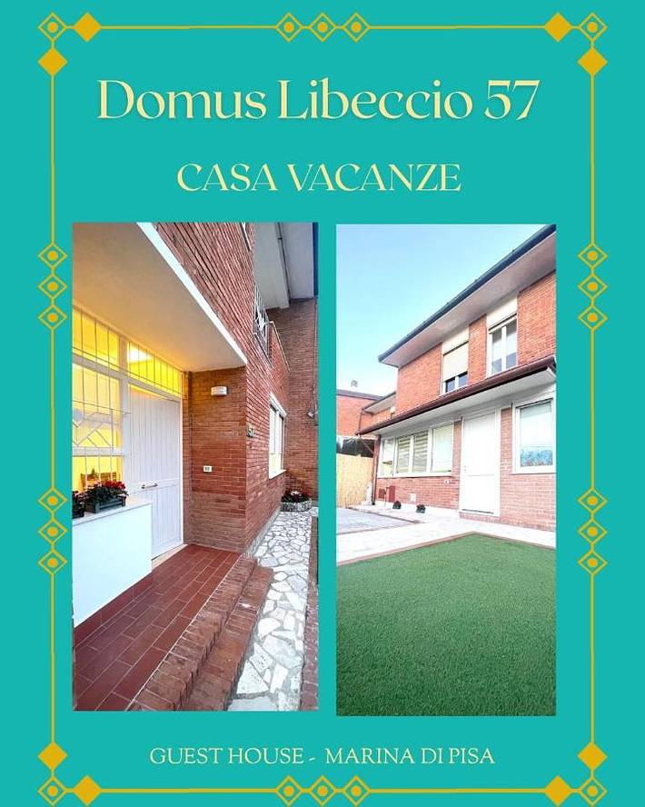 Casa vacanza per 7 persone, con Balcone e Terrazza nonché Giardino e Panorama a Marina di Pisa