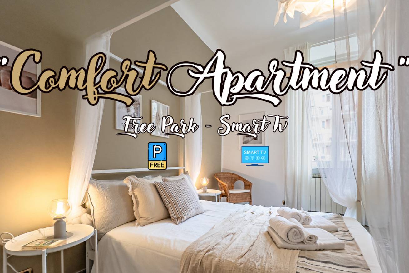Apartamento entero, [Apartamento Confort] Mar 10 min • Smart Tv • Wifi in Savona (City), Savona