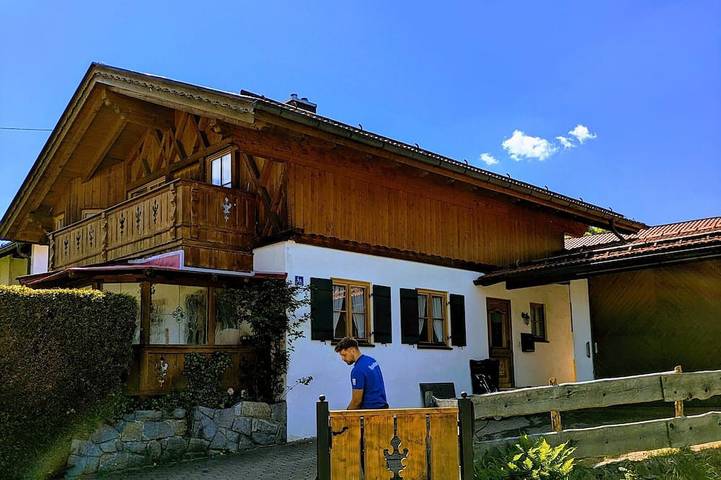 Ferienwohnung für 4 Personen, mit Balkon in Oberau