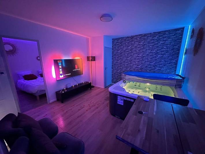Appartement de vacances pour 2 personnes, avec jacuzzi et terrasse