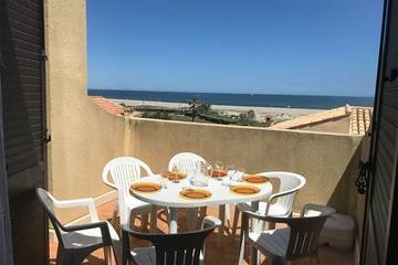 Cottage pour 4 personnes, avec terrasse dans Plage Le Grau De Leucate