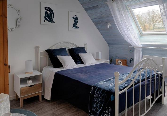 Appartement de vacances pour 2 personnes, avec jardin ainsi que terrasse et vue