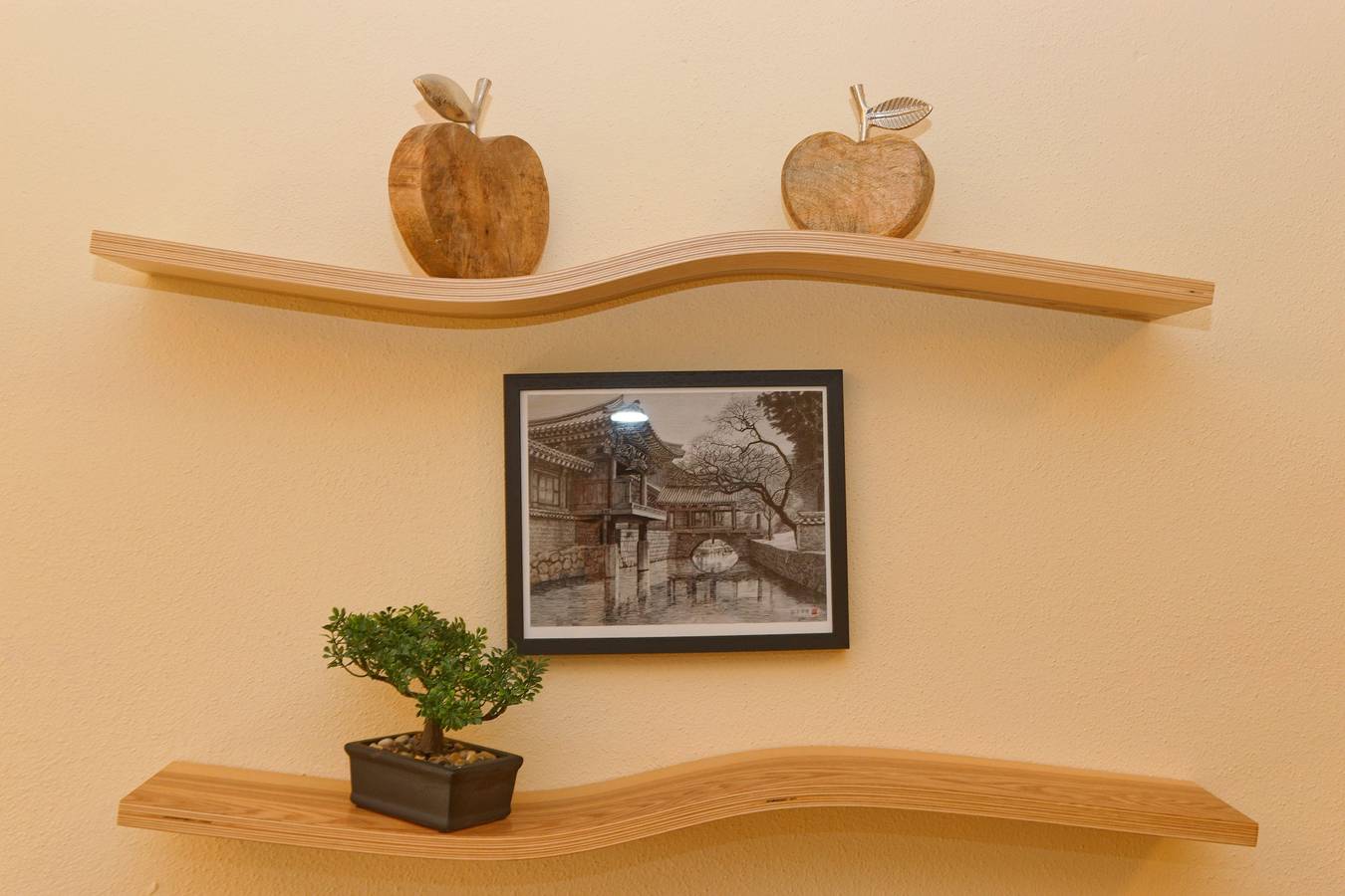 Ganzes Studio, Studio Predigtstuhl mit Morgensonne in Spiegelau, Ostbayern