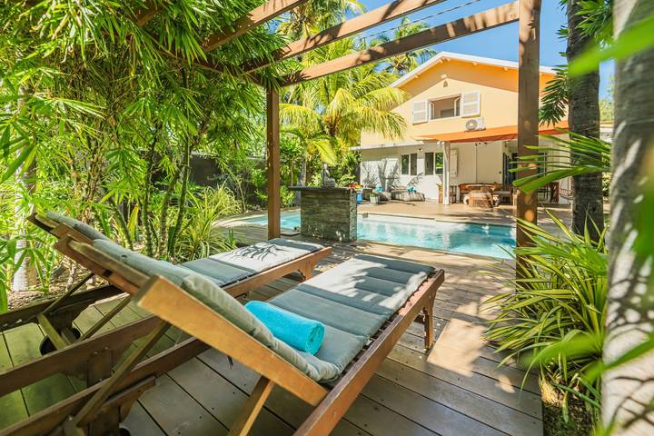 Villa für 8 Personen mit Garten in La Saline les Bains, Saint-Paul