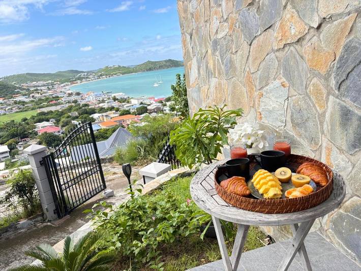 Gîte pour 3 personnes, avec vue ainsi que balcon et piscine dans Baie de Grand Case - 4
