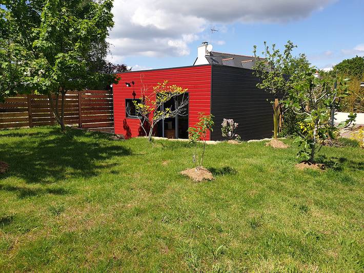 Chalet pour 4 personnes, avec terrasse et jardin