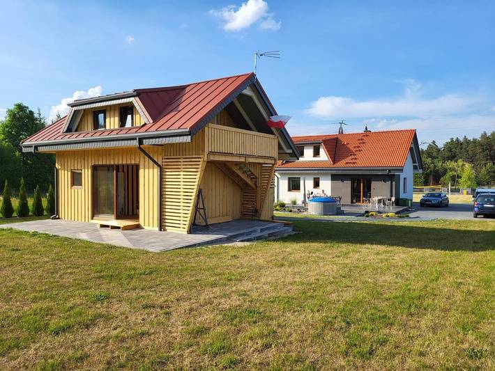 Dom wakacyjny dla 4 osób, z ogród i jacuzzi, zwierzęta dozwolone w Roztocze