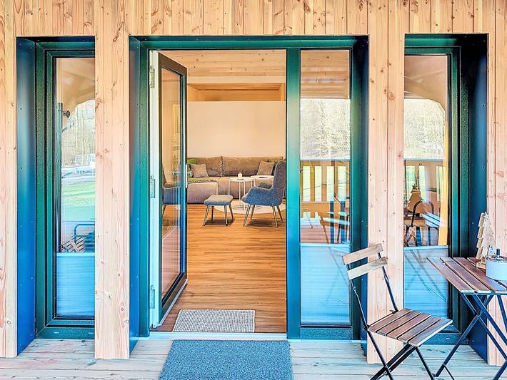 Ferienwohnung für 2 Personen, mit Terrasse und Garten, mit Haustier