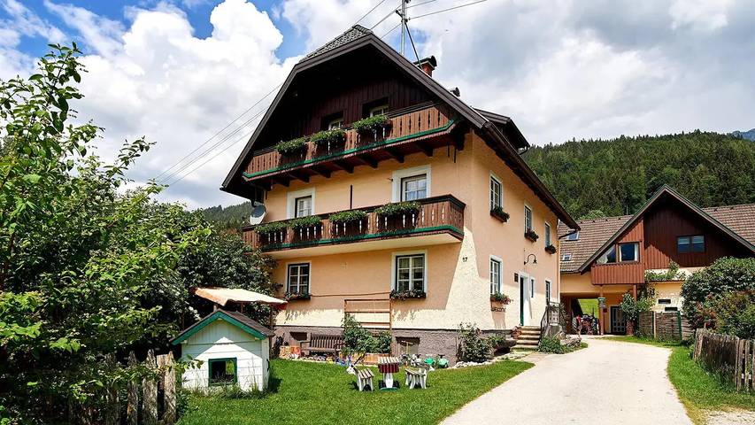 Hütte für 6 Personen, mit Balkon und Garten sowie Sauna in Haus - 2
