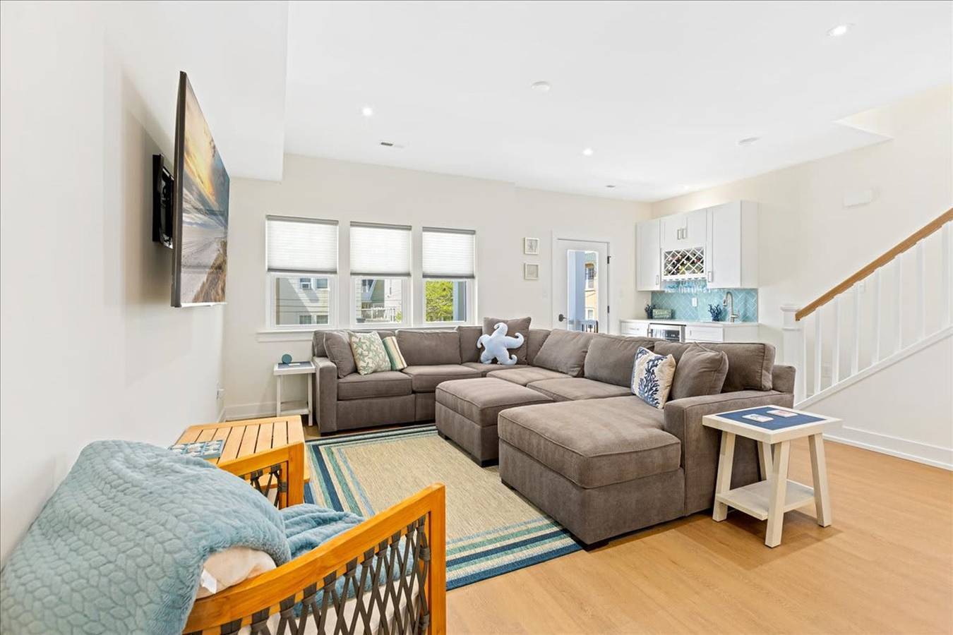 Apartamento entero, Coastal Comfort   3Br Townhouse by Beach in Ventnor City, Condado de Atlantic