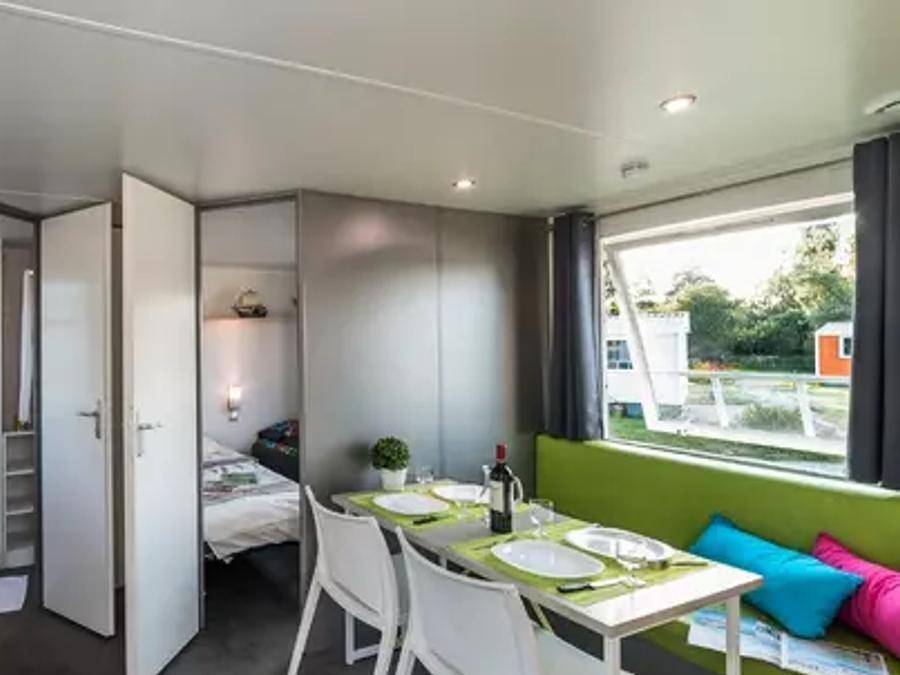Camping Le Domaine de Mesqueau - Mobilhome 4 personnes - Simply O'hara 3 Pièces 4 Personnes + Tv in Plougasnou, Ceinture Dorée
