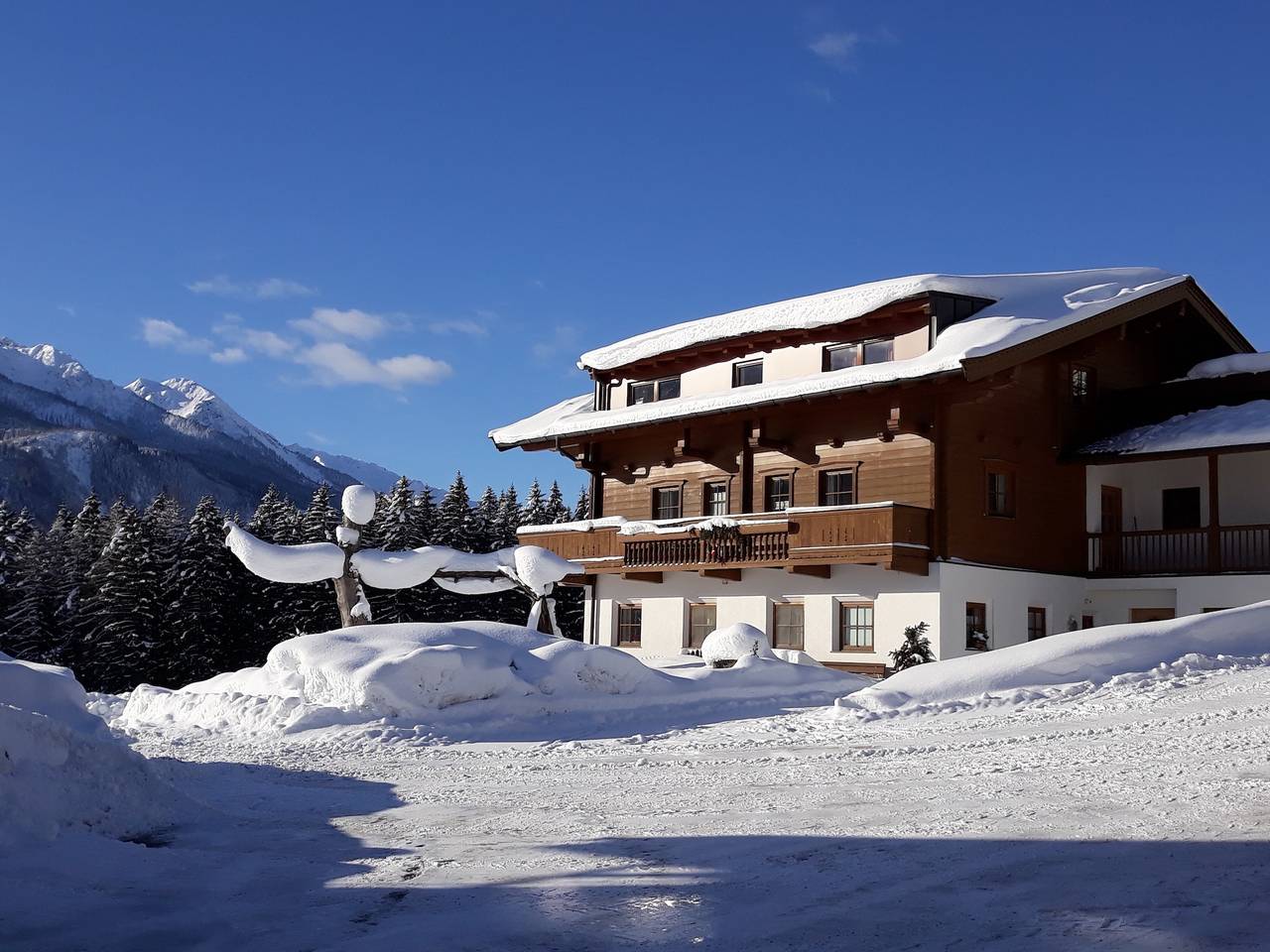Ganze Wohnung, Gemütliche Ferienwohnung Thurn-Ummerstall mit Wlan, Kamin, Garten und Bergblick in Mittersill, Kitzbüheler Alpen