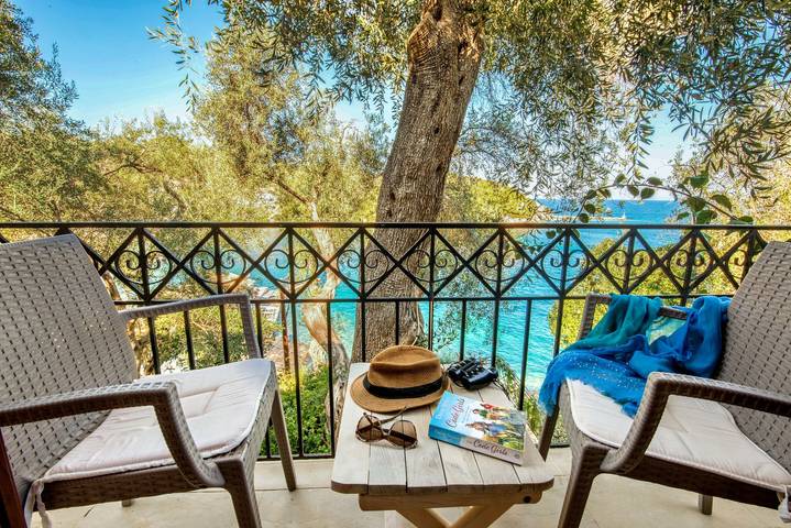 Geheel appartement, Vakantieappartement voor 4 personen met balkon in Paxos