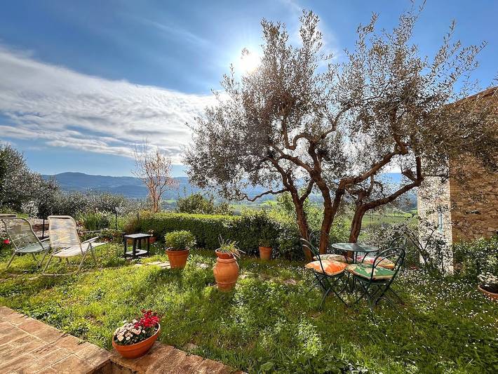 Appartamento per 2 persone, con Giardino e Panorama a Spello