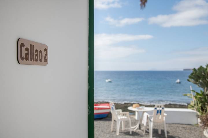 Ferienhaus 'Callao 2' mit Meerblick, WLAN und Klimaanlage in Quemada Beach, Yaiza