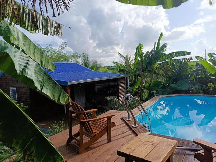 Maison de vacances pour 2 personnes, avec piscine et jardin