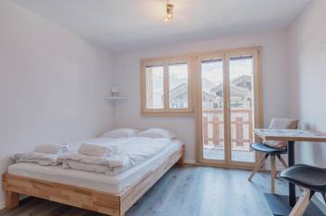 Gîte pour 2 personnes, avec terrasse et vue dans Grimentz