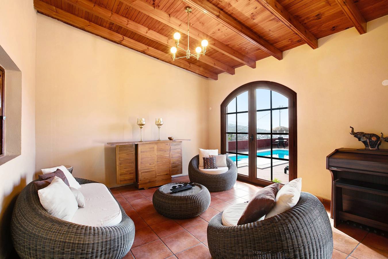 Ferienhaus 'Bonita Casa' mit Meerblick, Wlan und Klimaanlage in Barrio de San Juan, La Victoria de Acentejo