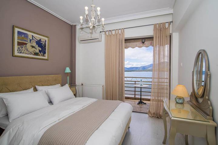 Apartamento para 4 personas, con vistas y balcón en Delfos