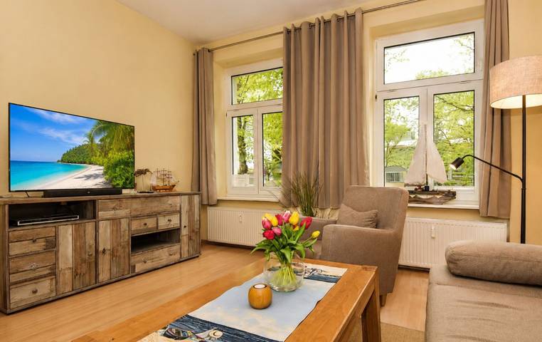 Vakantiewoning voor 3 personen, met terras in Warnemünde