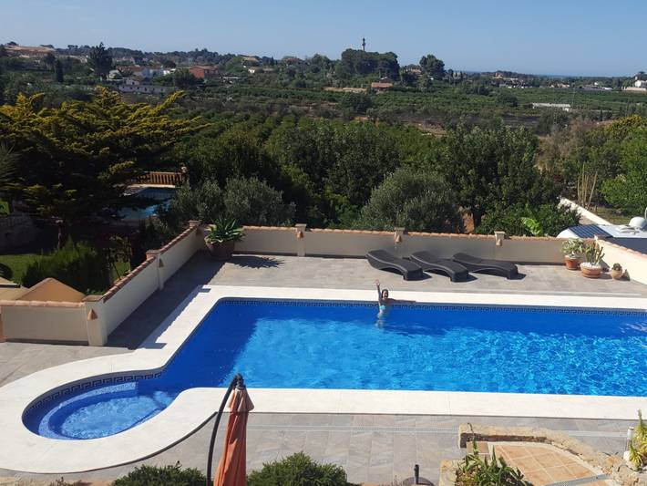 Vacation Home “Finca Caroline” Sea View, Private Pool & Wi-Fi in Dénia, Costa Blanca