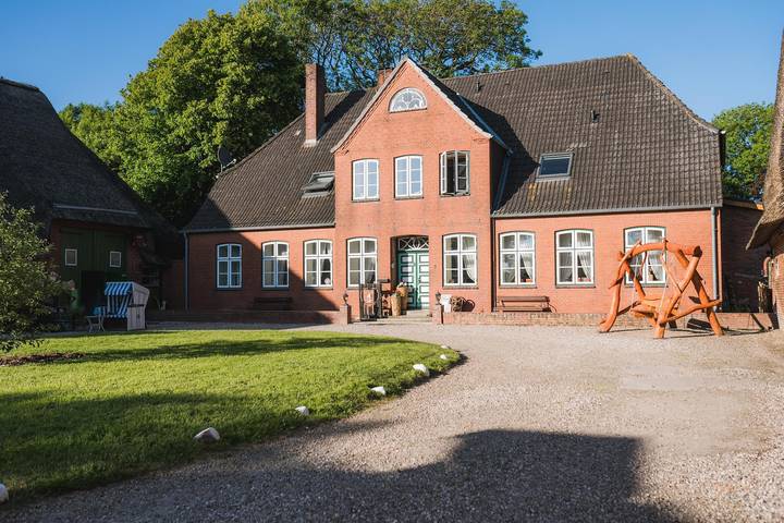 Ferienwohnung für 5 Personen, mit Terrasse und Garten sowie Ausblick in Garding Kirchspiel (Schleswig Holstein)