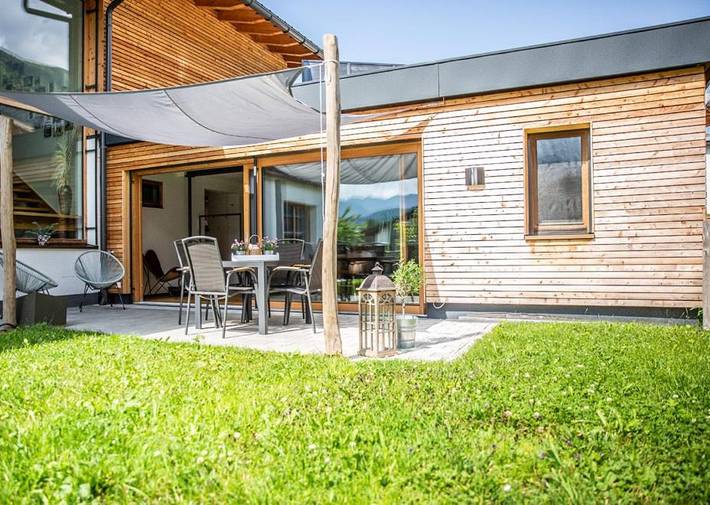 Chalet voor 4 personen, with uitzicht and tuin as well as terras in het Kleinwalsertal