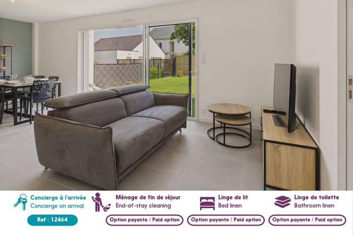 Location de vacances pour 4 personnes, avec jardin à Le Tour-du-Parc - 3