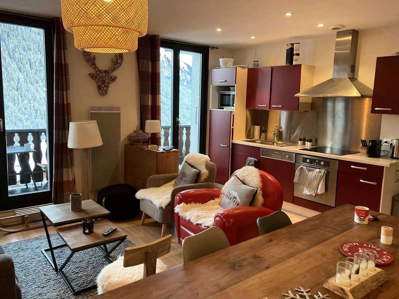Entire apartment, 3 pieces for 6 persons in Châtel, Les Portes du Soleil