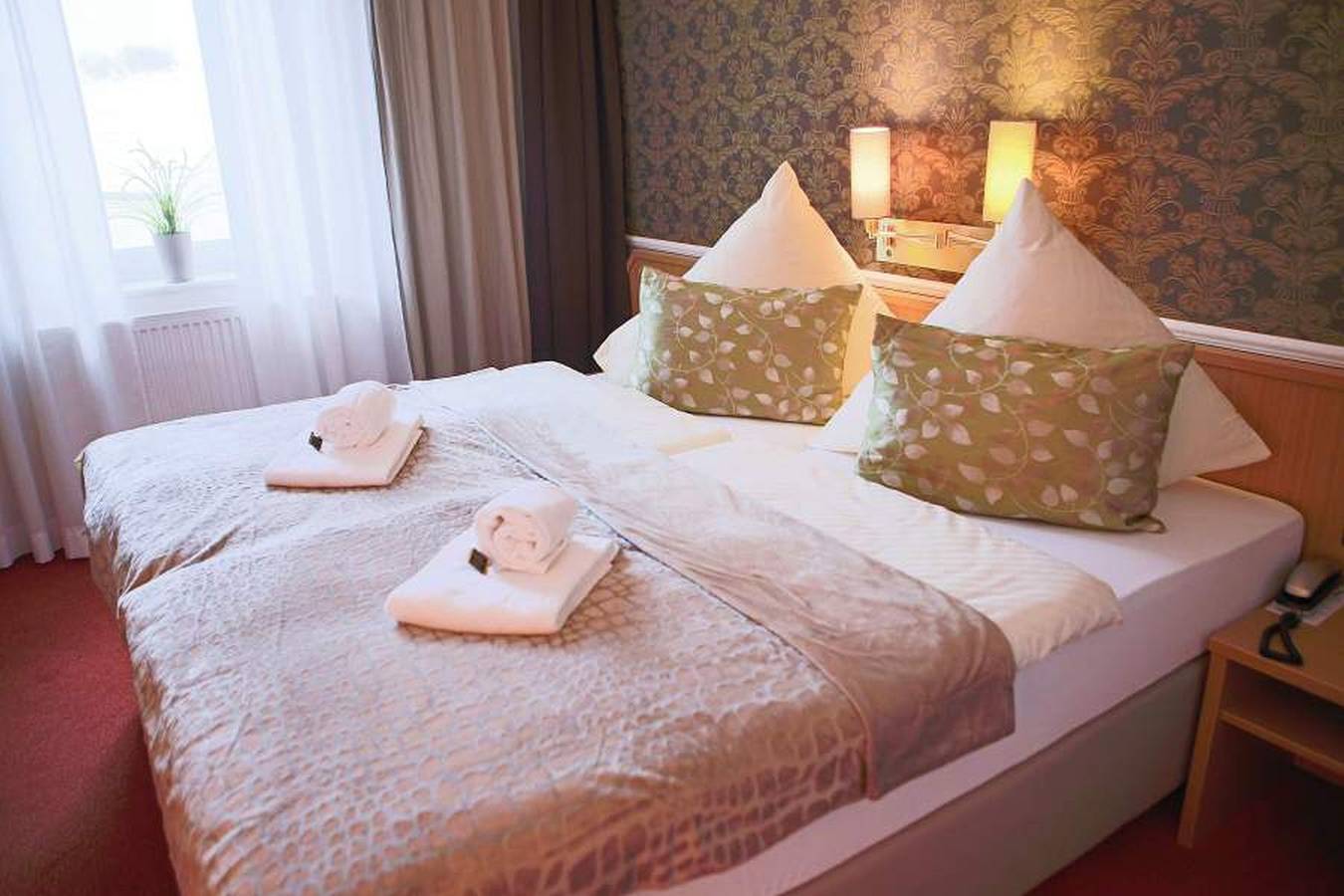 Hotel Restaurant Alter Krug - Doppelzimmer mit Dusche und Wc in Kallinchen, Zossen