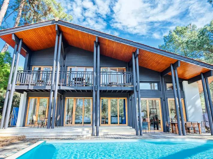 Villa pour 10 personnes, avec balcon et piscine dans Lacanau Ocean - 2