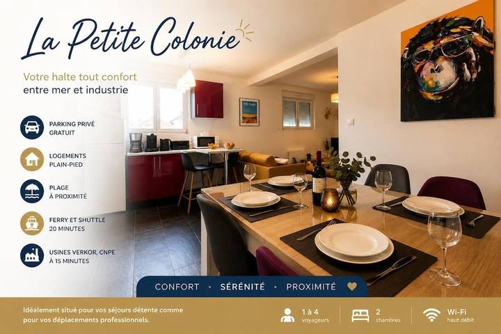 Appartement de vacances pour 4 personnes