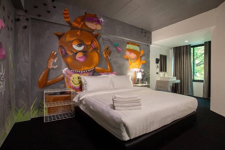 Apartamento para 2 personas, con vistas, Se admiten mascotas en Chiang Mai