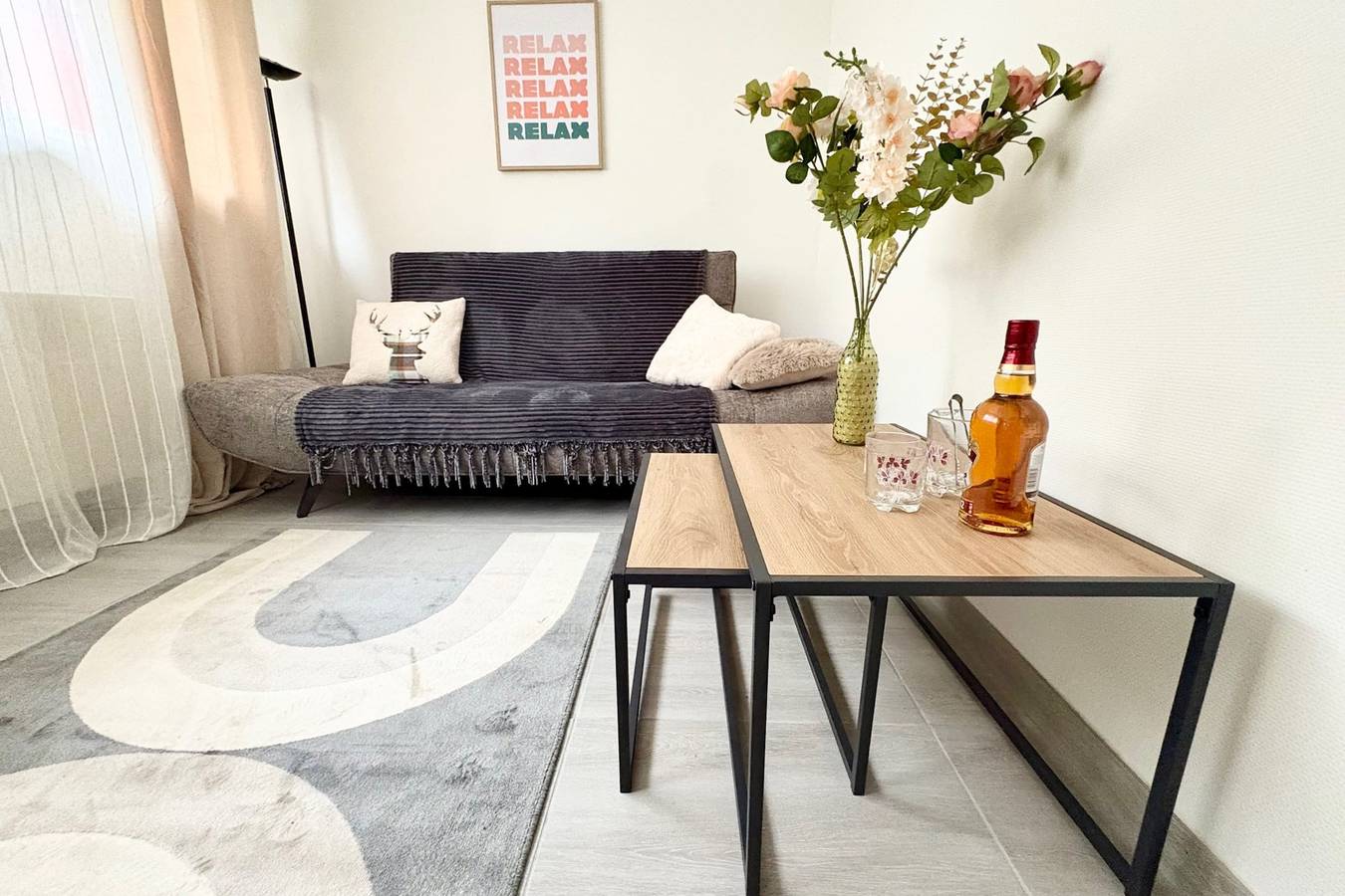 Ganze Wohnung, Ferienwohnung für 6 Personen mit Terrasse in Geispolsheim, Region Straßburg