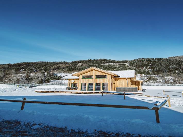 Chalet für 10 Personen, mit Garten und Terrasse sowie Sauna, kinderfreundlich - 1
