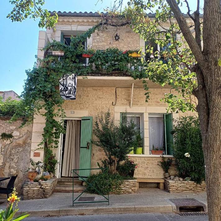 Maison d’hôte pour 2 personnes, avec Balcon et Vue à Saint-Estève-Janson