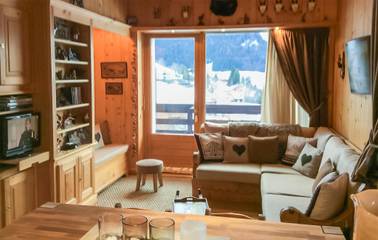 Cottage pour 6 personnes, avec terrasse à Megève