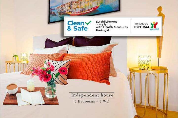 Casa rural para 6 personas, con jardín en Vila Nova de Gaia