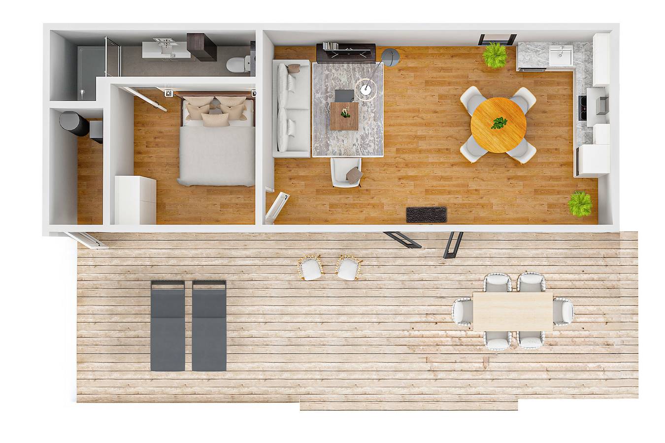 Vakantiepark Breebronne — Wald Cube | 2 Personen in Maasbree, Limburg (Niederlande)