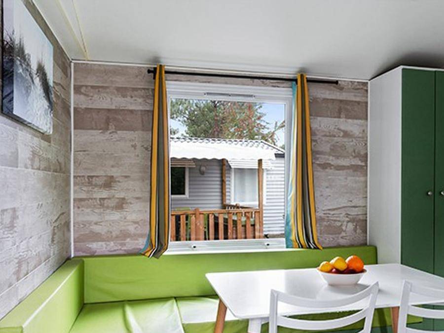 Aunis Club Vendée - Mobilhome 6 personnes - Comfort | 3 Ch. | 6 Pers. | Terrasse surélevée | Clim in La Tranche-sur-Mer, Vendée