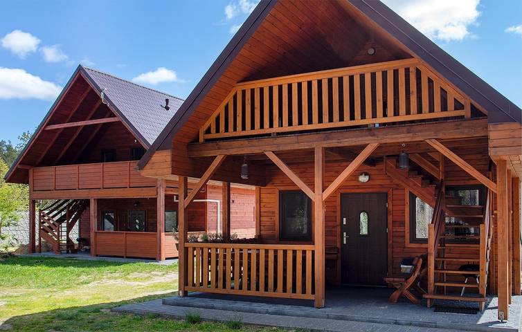 Dom dla 8 osób, z Taras i Sauna oraz Widok na jezioro w Bory Tucholskie