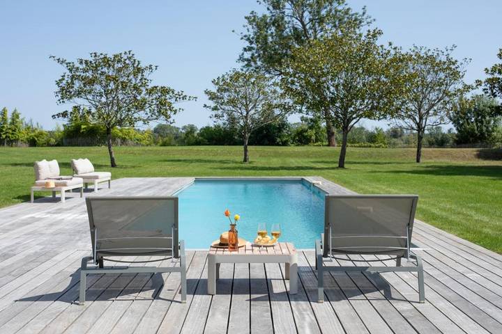 Location de vacances pour 17 personnes, avec piscine et jardin ainsi que bassin pour enfant et sauna à Soussans - 4